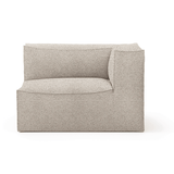 Sofa – Catena Armrest Right L | Confetti Bouclé light grey von Ferm Living