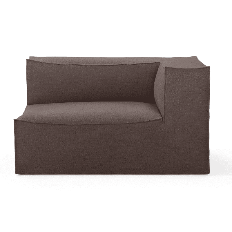 Sofa – Catena Armrest Right L | Hot M. Brown von Ferm Living