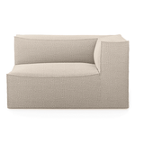 Sofa – Catena Armrest Right L | Wool Boucle natural von Ferm Living