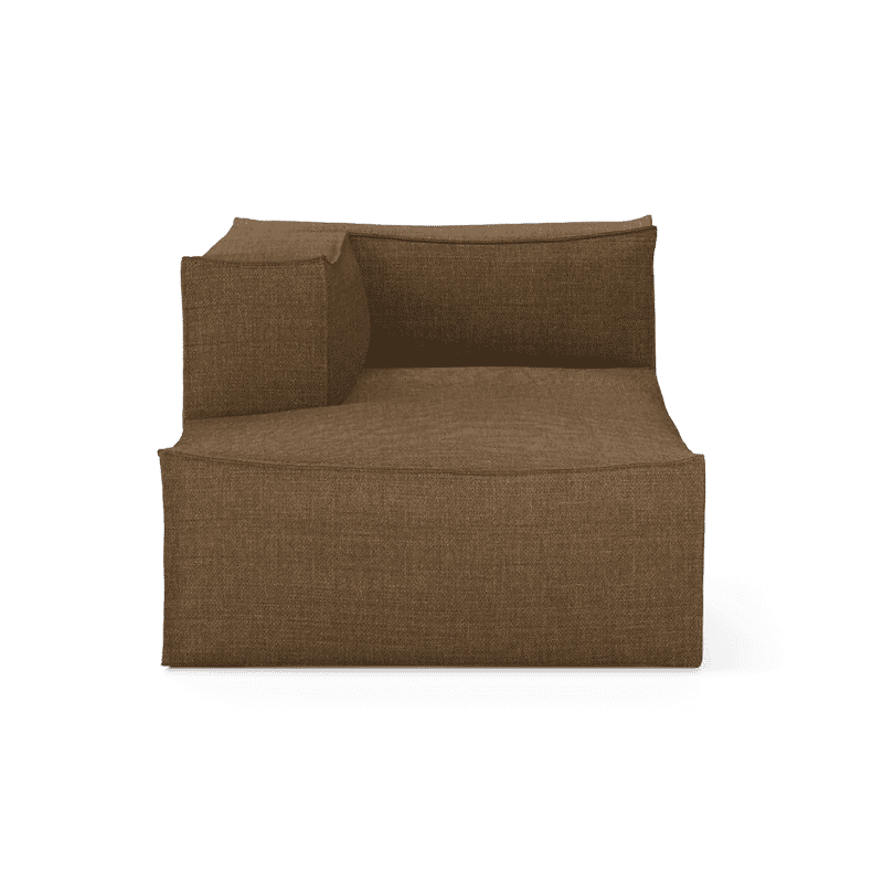 Sofa – Catena Chaise Longue Left S | Hot M. smoked chocolate von Ferm Living