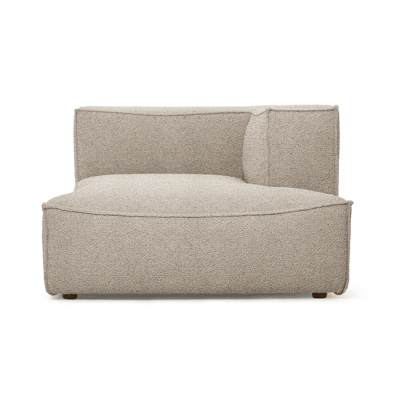 Sofa – Catena Chaise Longue Right L | Confetti Bouclé light grey von Ferm Living