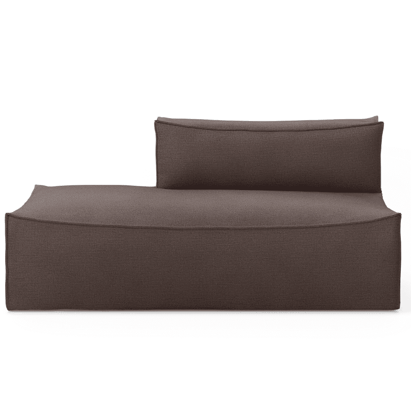 Sofa – Catena Open End Left L | Hot M. Brown von Ferm Living