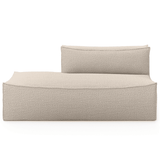 Sofa – Catena Open End Left L | Wool Boucle natural von Ferm Living