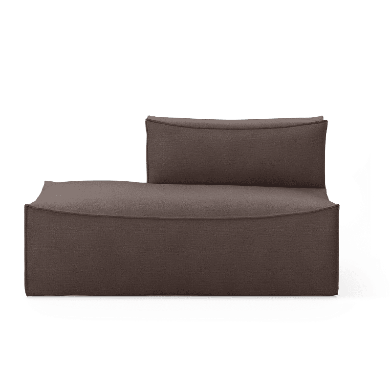 Sofa – Catena Open End Left S | Hot M. Brown von Ferm Living