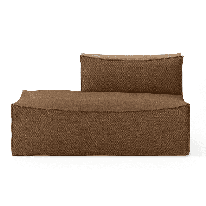 Sofa – Catena Open End Left S | Hot M. smoked chocolate von Ferm Living
