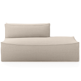 Sofa – Catena Open End Right L | Wool Boucle natural von Ferm Living