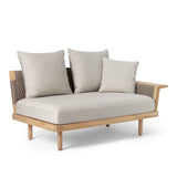 Sofa Outdoor - E510 Modul mit  Rückenlehne & Armlehne von Carl Hansen