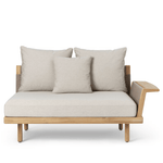 Sofa Outdoor - E510 Modul mit  Rückenlehne & Armlehne von Carl Hansen
