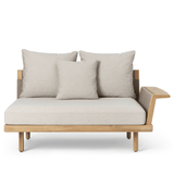 Sofa Outdoor - E510 Modul mit  Rückenlehne & Armlehne von Carl Hansen