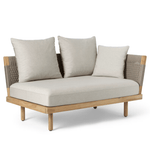 Sofa Outdoor - E511 Modul mit  Rückenlehne & Seitenlehne von Carl Hansen