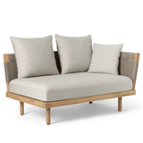 Sofa Outdoor - E511 Modul mit  Rückenlehne & Seitenlehne von Carl Hansen