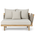 Sofa Outdoor - E511 Modul mit  Rückenlehne & Seitenlehne von Carl Hansen