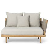 Sofa Outdoor - E511 Modul mit  Rückenlehne & Seitenlehne von Carl Hansen