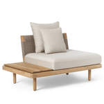 Sofa Outdoor - E520 Modul mit kurzer Rückenlehne & Sidetable von Carl Hansen
