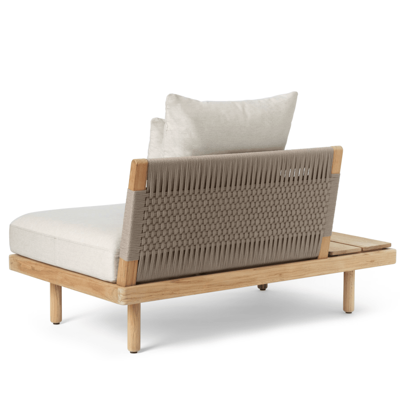 Sofa Outdoor - E520 Modul mit kurzer Rückenlehne & Sidetable von Carl Hansen