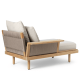 Sofa Outdoor - E540 Modul mit Seitenlehne & Sidetable von Carl Hansen