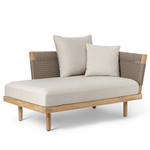 Sofa Outdoor - E541 Modul mit kurzer Rückenlehne & Seitenlehne von Carl Hansen