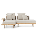 Sofa Outdoor - EOOS 2-Seater mit Chaise Lounge & Open End von Carl Hansen