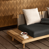 Sofa Outdoor - EOOS 3-Seater mit Sidetable von Carl Hansen