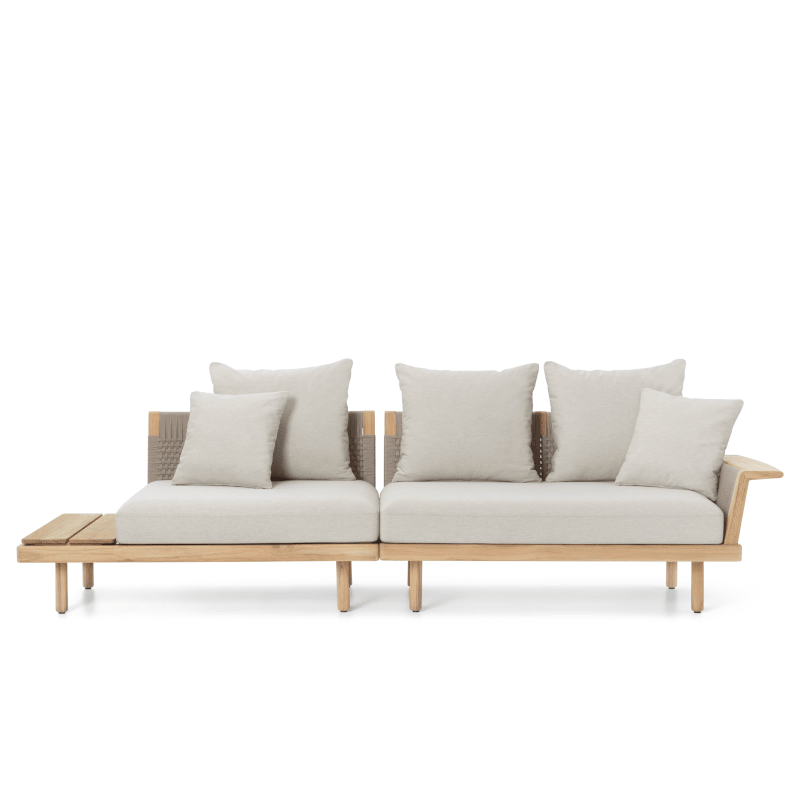 Sofa Outdoor - EOOS 3-Seater mit Sidetable von Carl Hansen