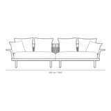 Sofa Outdoor - EOOS 4-Seater von Carl Hansen