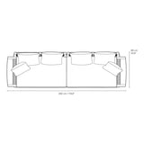 Sofa Outdoor - EOOS 4-Seater von Carl Hansen