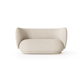 Sofa - Rico 2 Bouclé off-white von Ferm Living