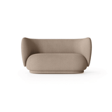 Sofa - Rico 2 Bouclé sand von Ferm Living
