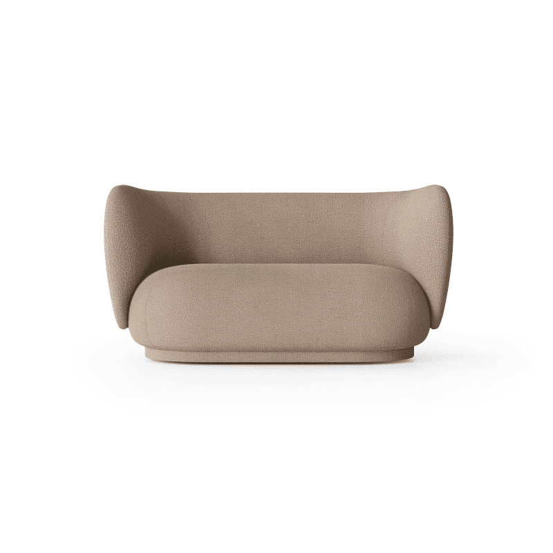 Sofa - Rico 2 Bouclé sand von Ferm Living