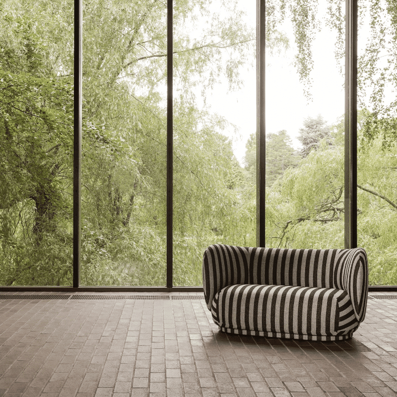 Sofa - Rico 2 Louisiana sand/black von Ferm Living