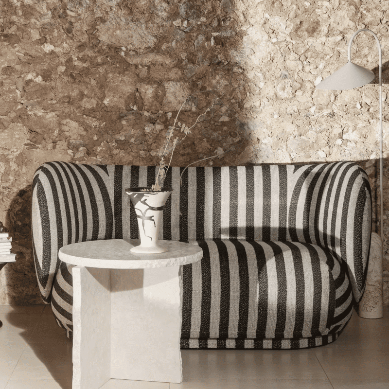 Sofa - Rico 2 Louisiana sand/black von Ferm Living