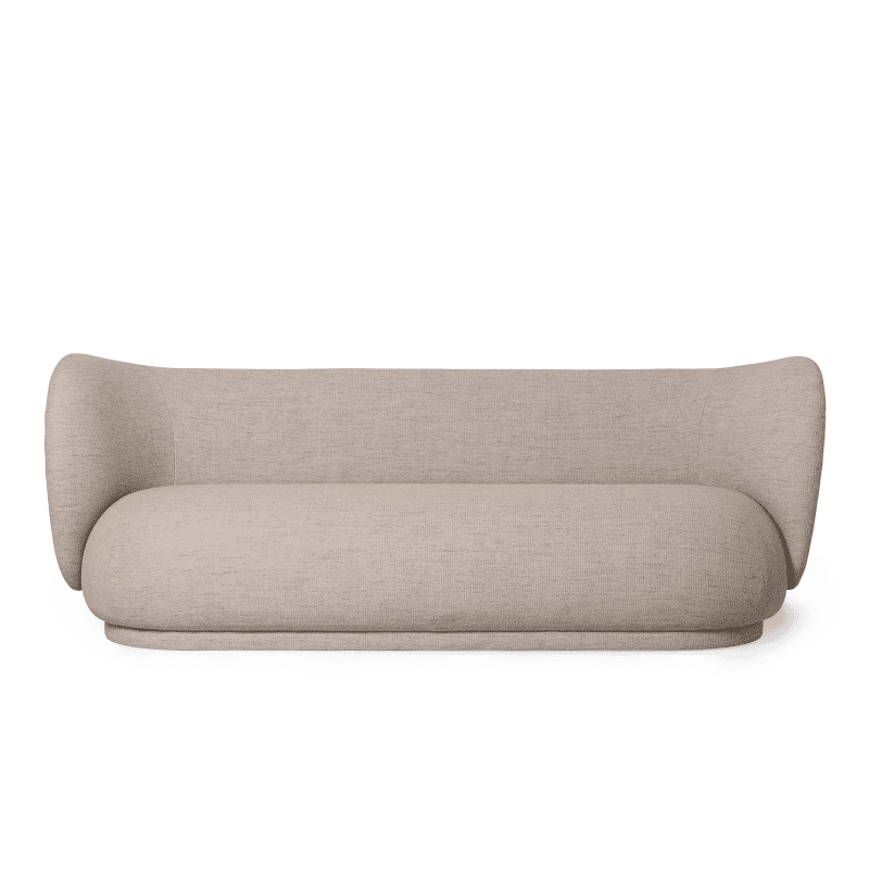 Sofa - Rico 3 Bouclé sand von Ferm Living