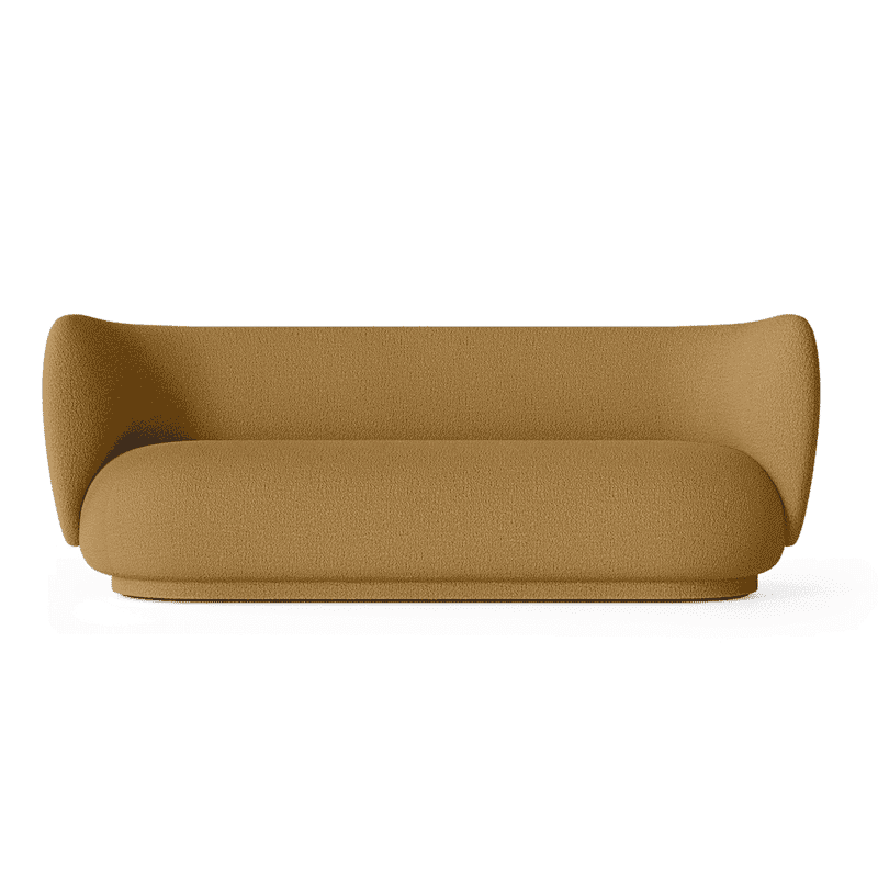Sofa - Rico 3 Wool Bouclé sugar kelp von Ferm Living