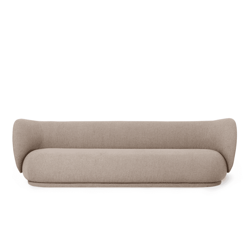 Sofa - Rico 4 Bouclé sand von Ferm Living
