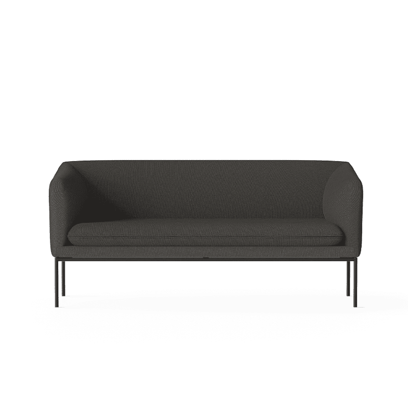 Sofa - Turn 2 Black Cyber dark grey von Ferm Living