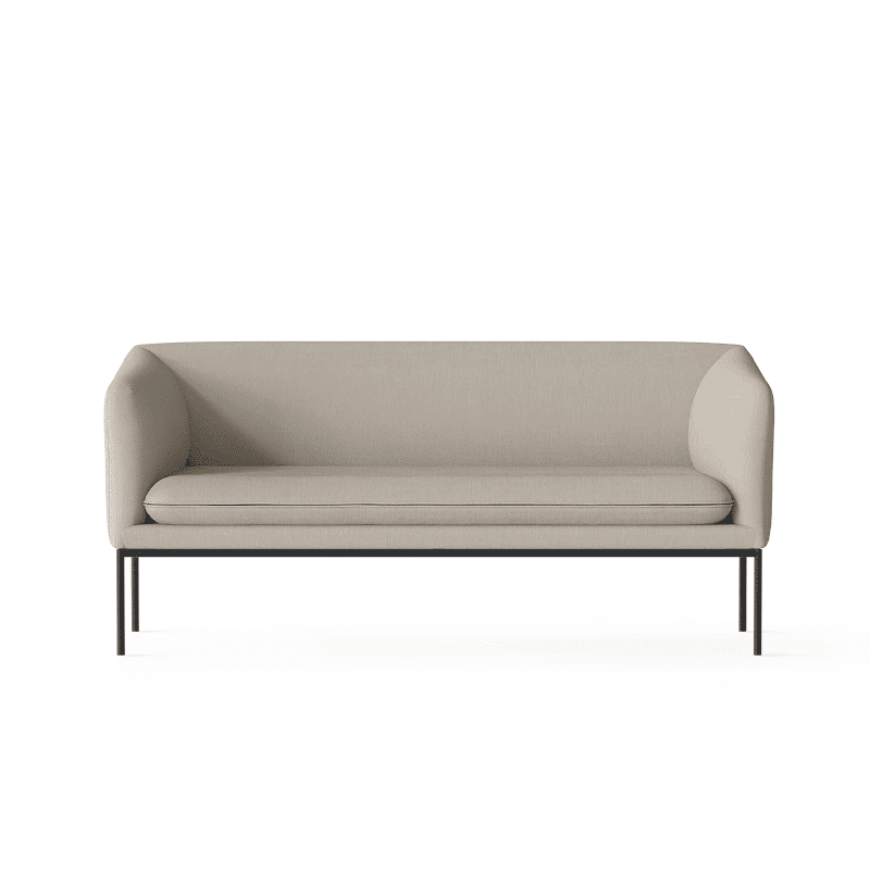 Sofa - Turn 2 Black Hot M. sand von Ferm Living