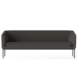 Sofa - Turn 3 Black Cyber dark grey von Ferm Living