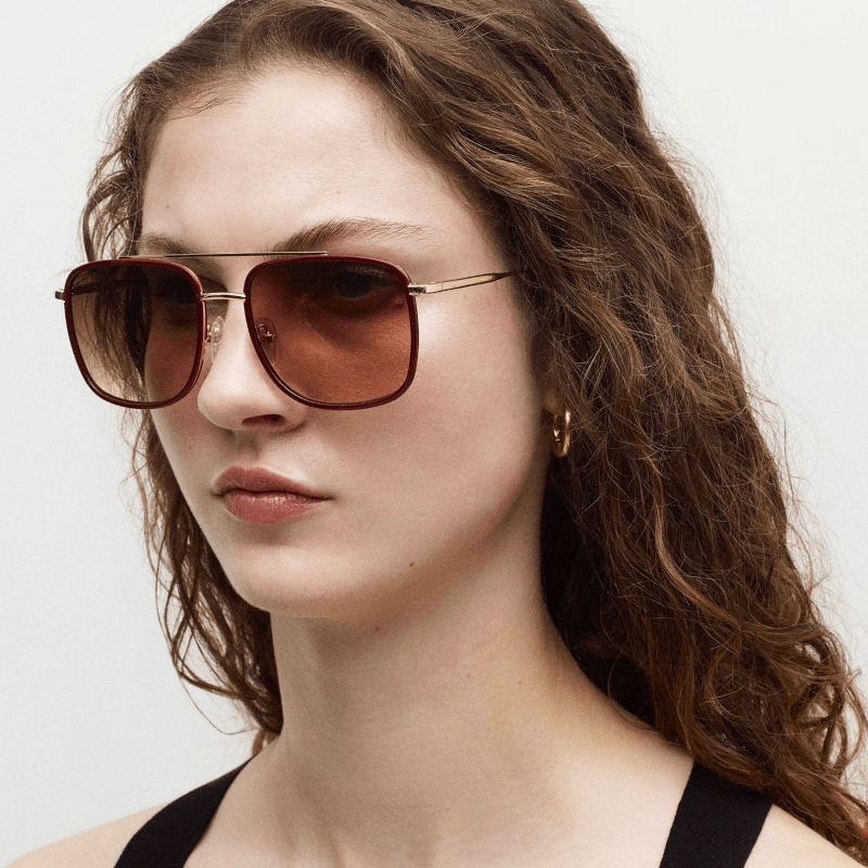 Sonnenbrille - Amelia oxblood von Machete
