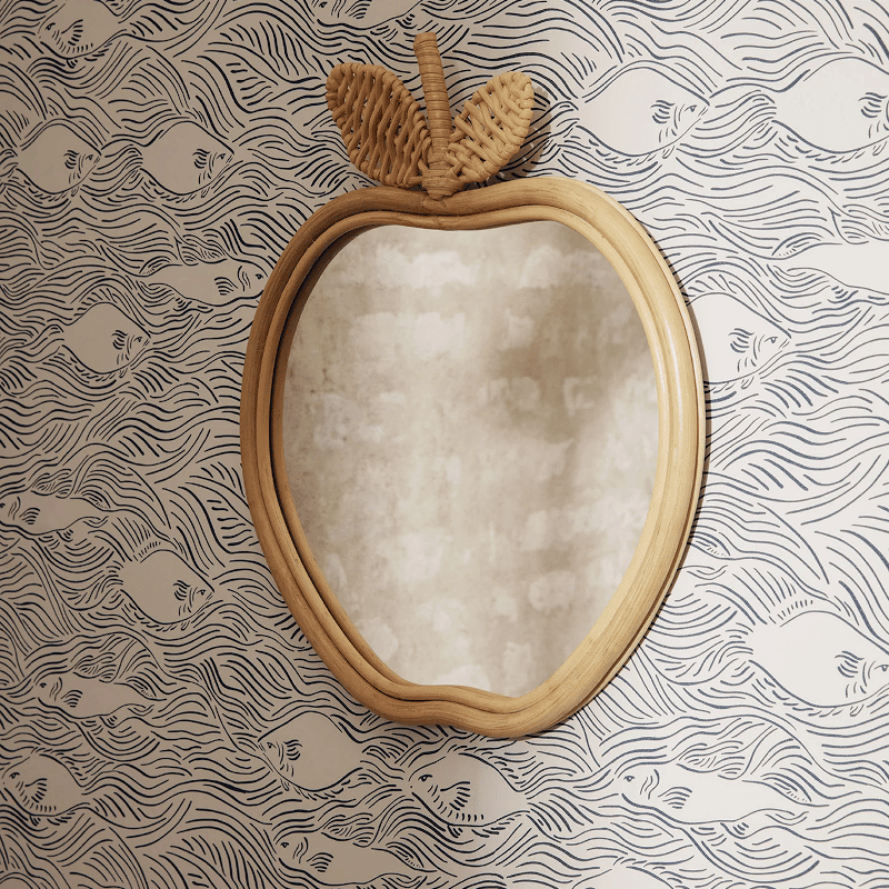 Spiegel - Apple Rattan von Ferm Living