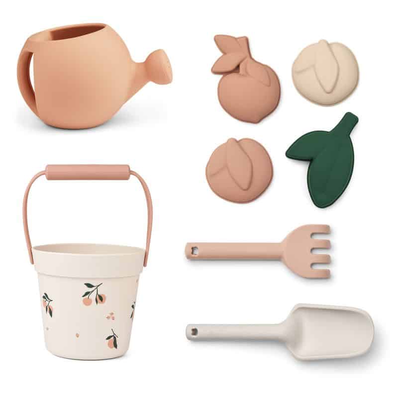 Spielset – Florence beach &amp; garden Peach/sea shell von Liewood