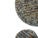 Sprout Stein - GROWING PLATE grey von Stenhuggardottern