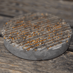 Sprout Stein - GROWING PLATE grey von Stenhuggardottern