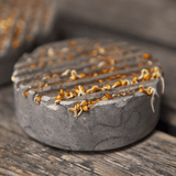 Sprout Stein - GROWING PLATE grey von Stenhuggardottern