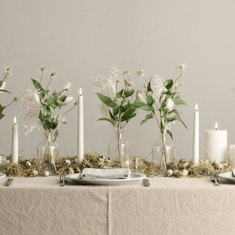 Stabkerzen - LED Beige 2er Set 2.3 x 32 von Uyuni