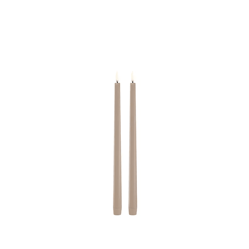 Stabkerzen - LED Beige 2er Set 2.3 x 32 von UYUNI