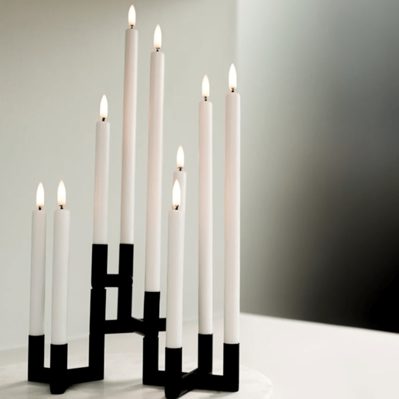 Stabkerzen - LED Brown 2er Set 2.3 x 32 von Uyuni