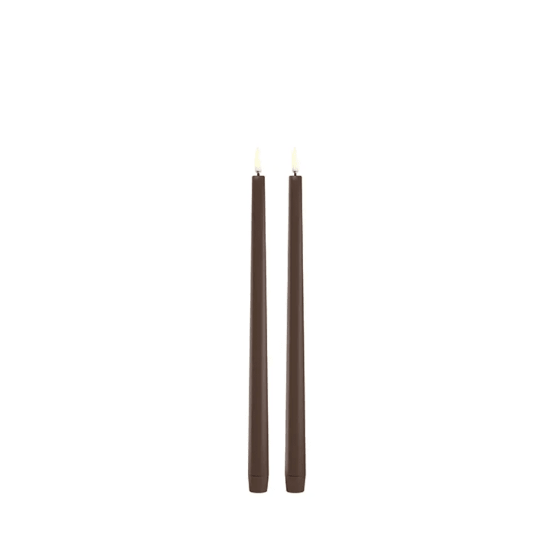 Stabkerzen - LED Brown 2er Set 2.3 x 32 von UYUNI