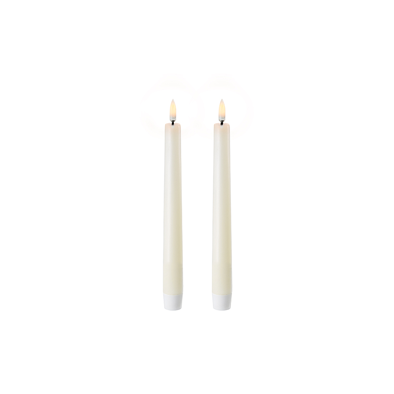 Stabkerzen - LED Ivory 2er Set 20 von Uyuni