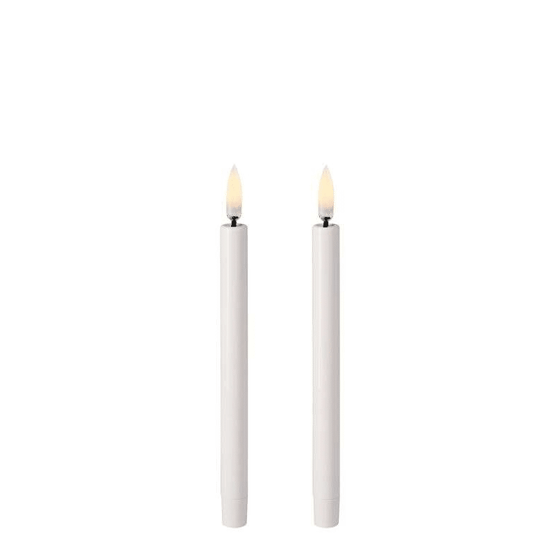 Stabkerzen - LED Nordic White 2er Set 20 von Uyuni