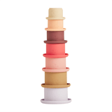 Stapelbecher – Tawa kirschrot/beige von OYOY